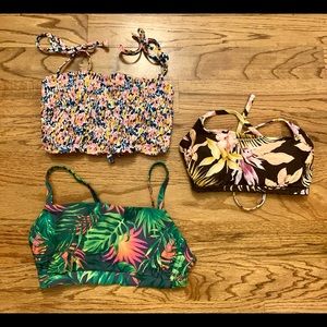 3 swim suit tops